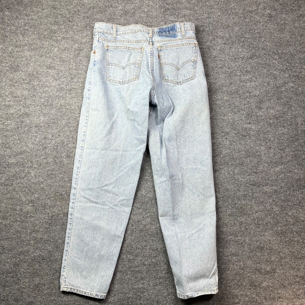 Vintage Levi's 607 Jeans Men's Blue Denim Pockets Straight Zip Fly - 33X28.5 - Picture 2 of 16